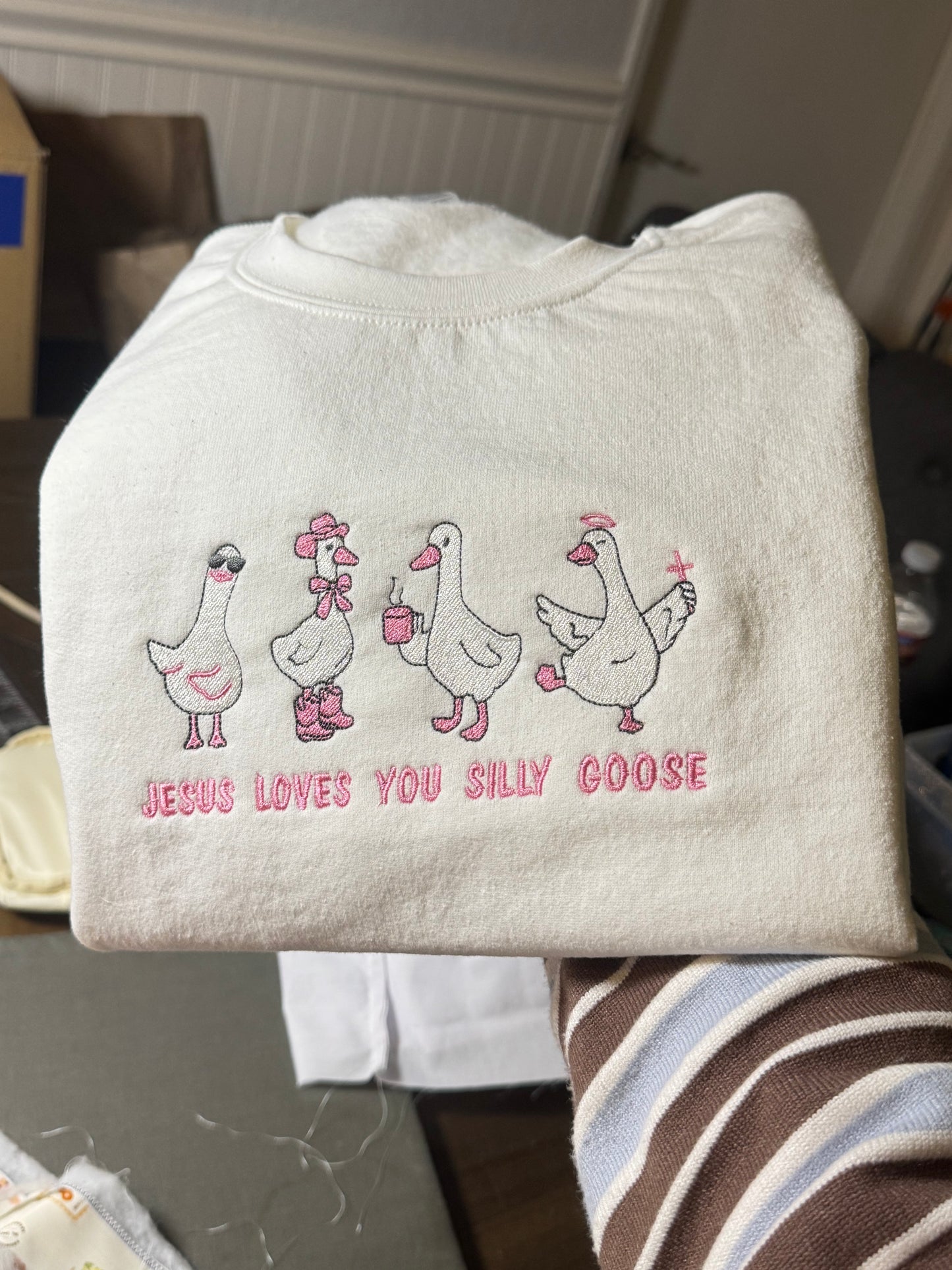 Jesus Loves You Silly Goose | Crewneck or Hoodie
