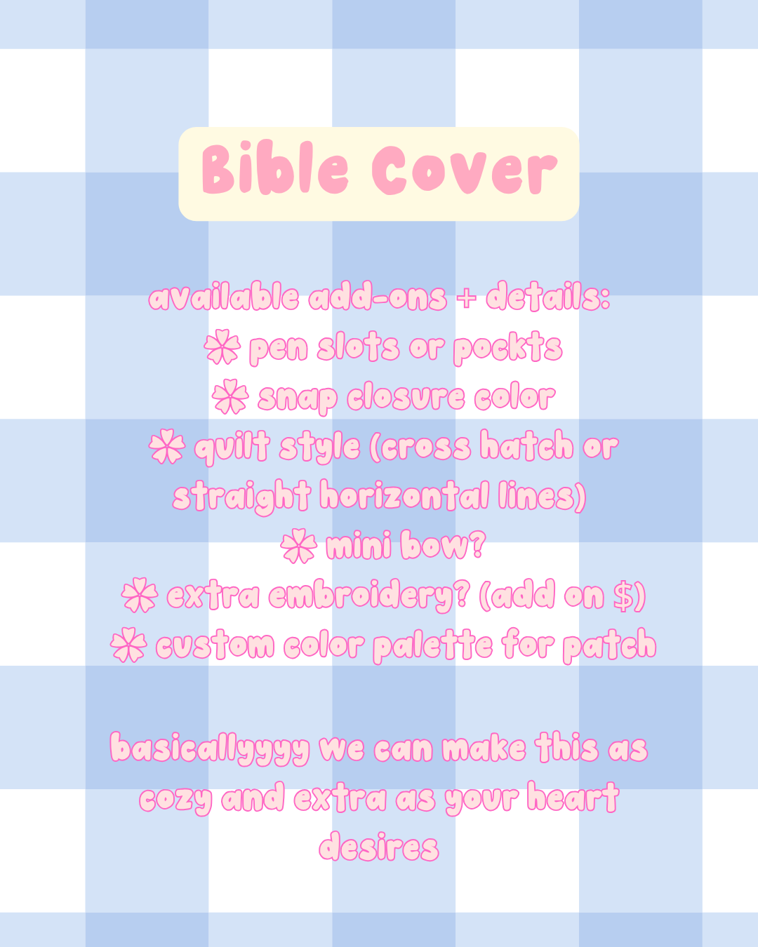 Handmade Custom Bible Sleeve / Cover, Quilted and Embroidered Order