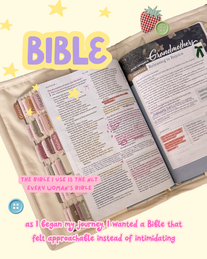 Handmade Custom Bible Sleeve / Cover, Quilted and Embroidered Order