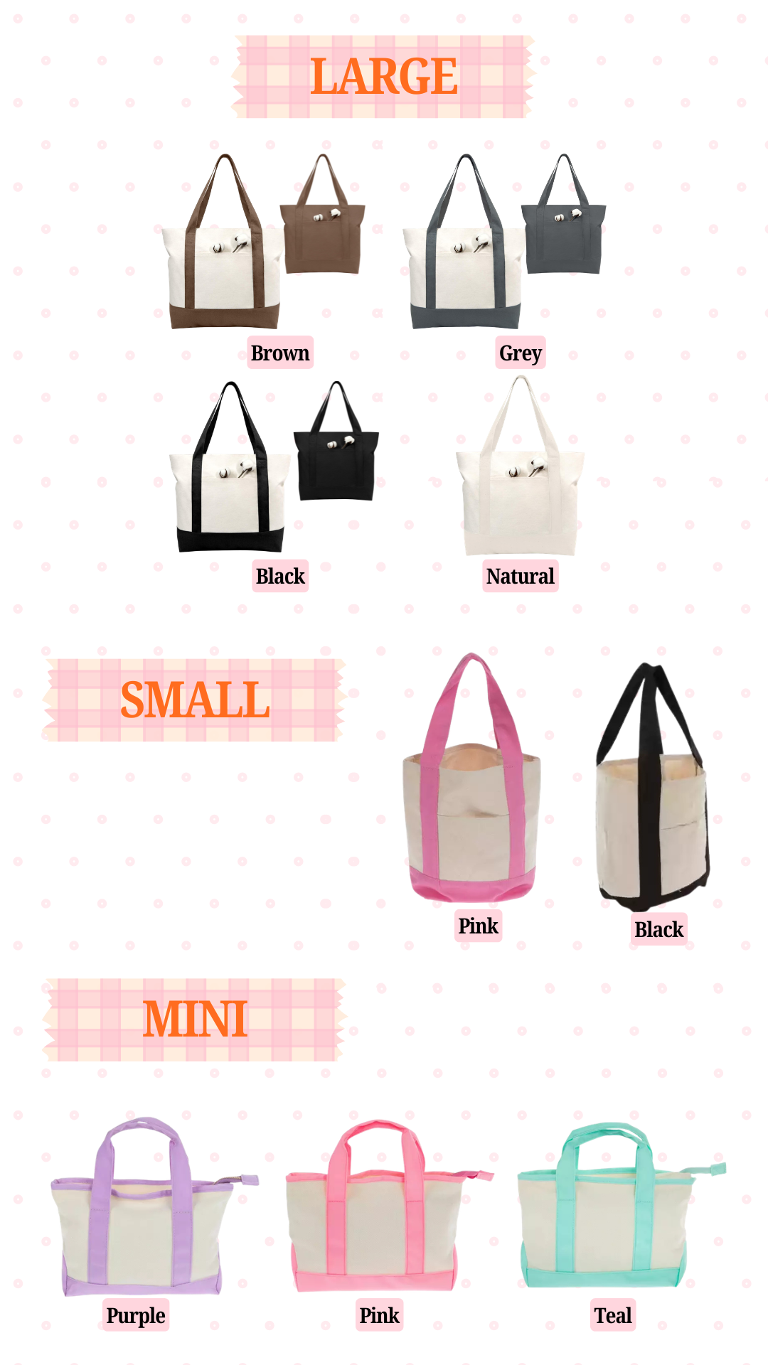 custom canvas tote bag 🤍 personalized + embroidered