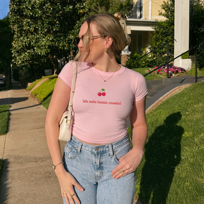 Custom Embroidered Baby Tees and Ribbed Tanks