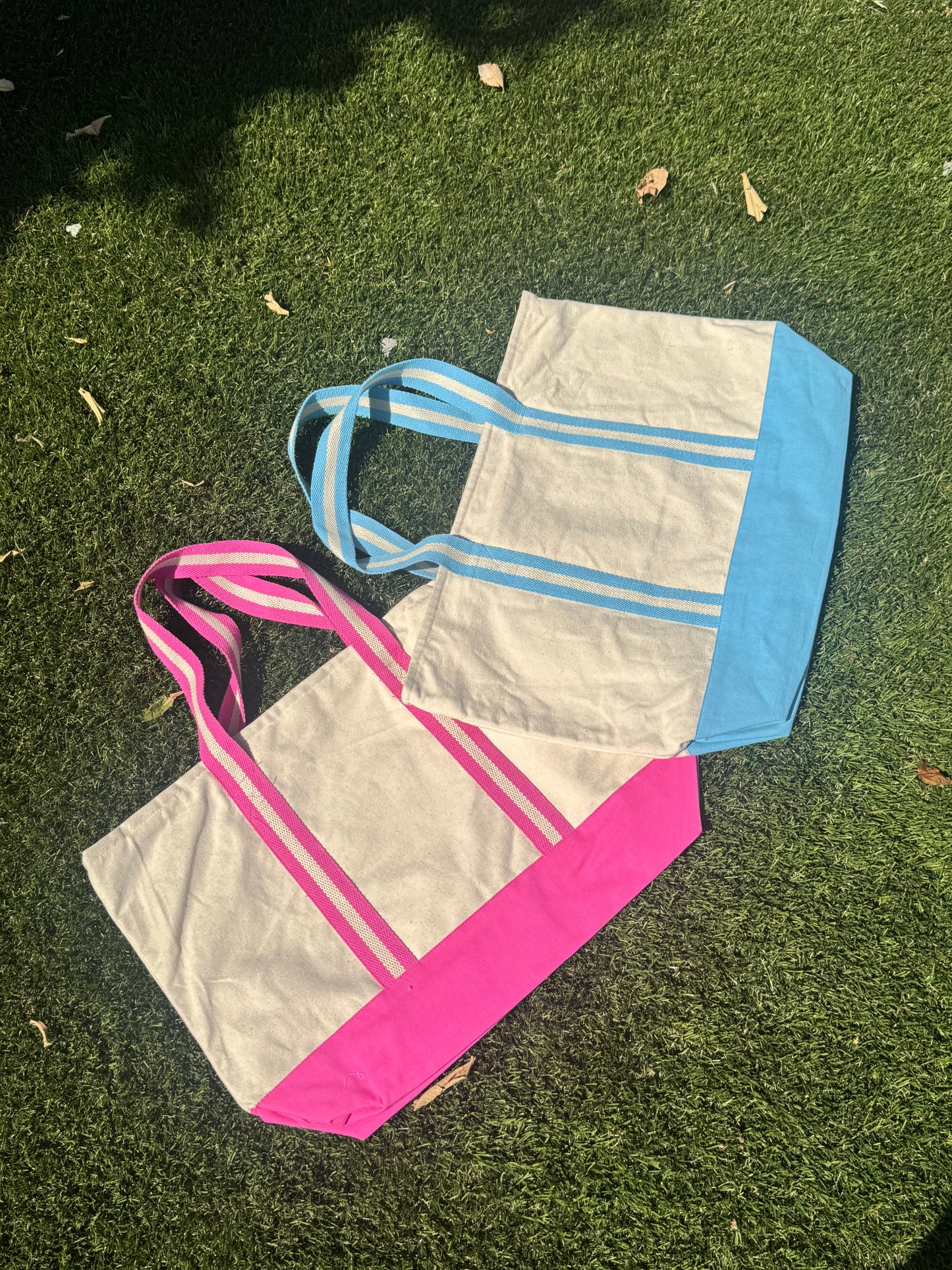 custom canvas tote bag 🤍 personalized + embroidered