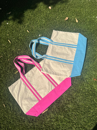 custom canvas tote bag 🤍 personalized + embroidered
