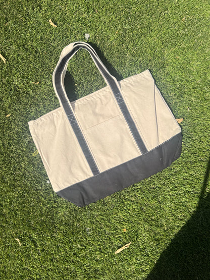 custom canvas tote bag 🤍 personalized + embroidered