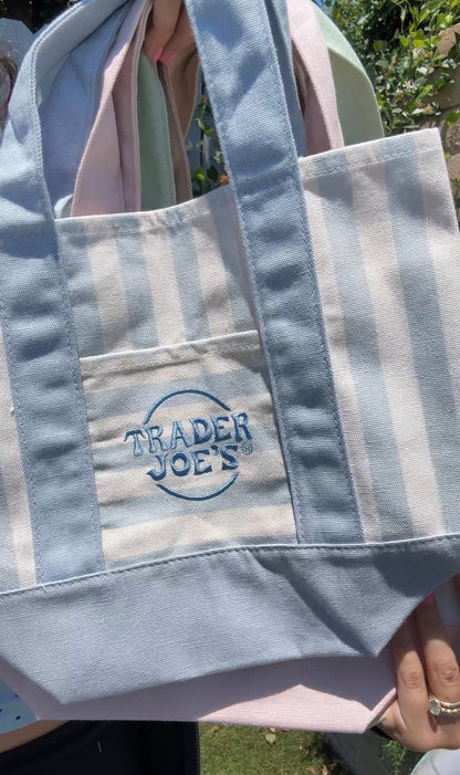 ✨ Custom Trader Joe’s Mini STRIPED Totes ✨