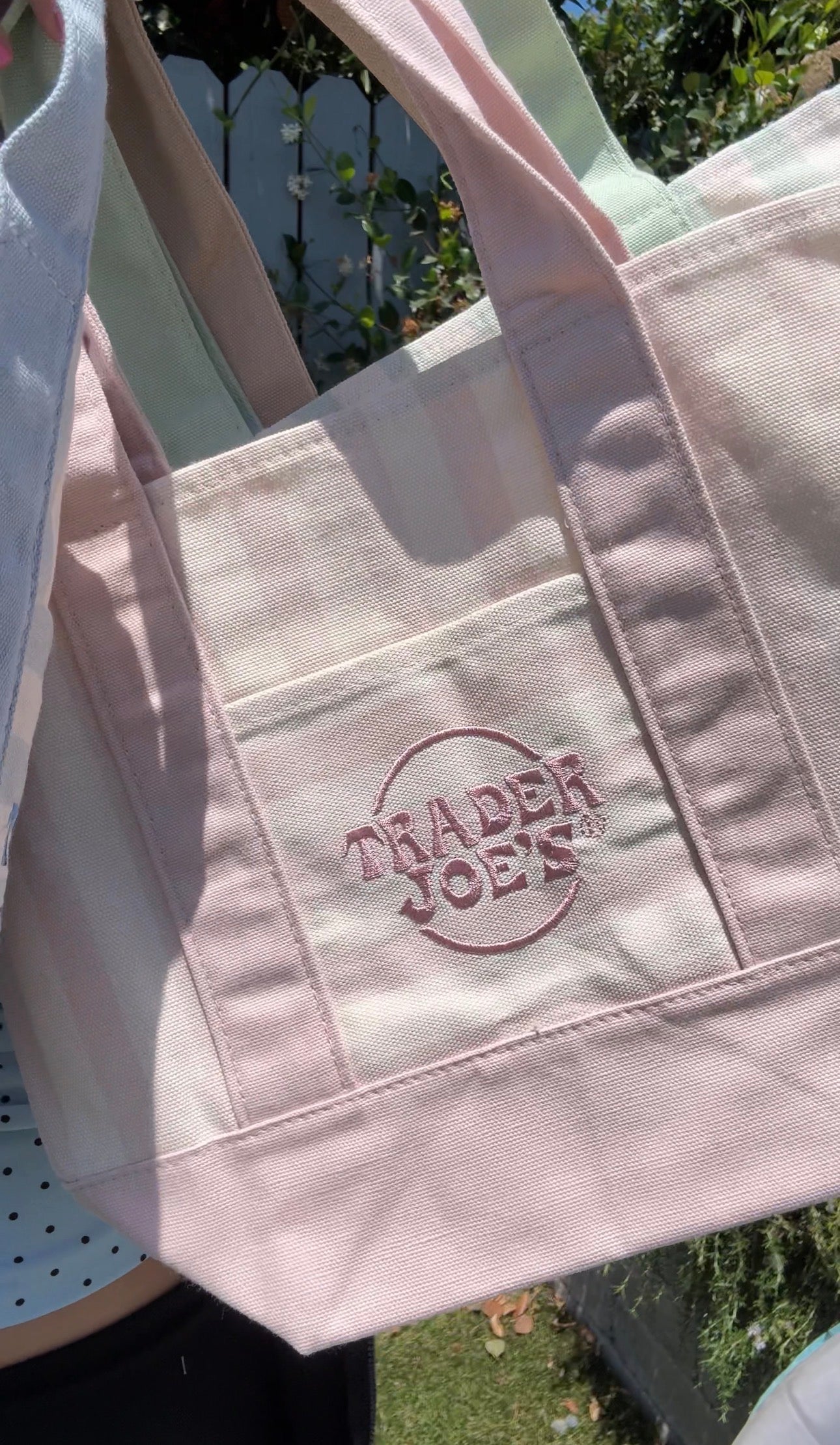 ✨ Custom Trader Joe’s Mini STRIPED Totes ✨
