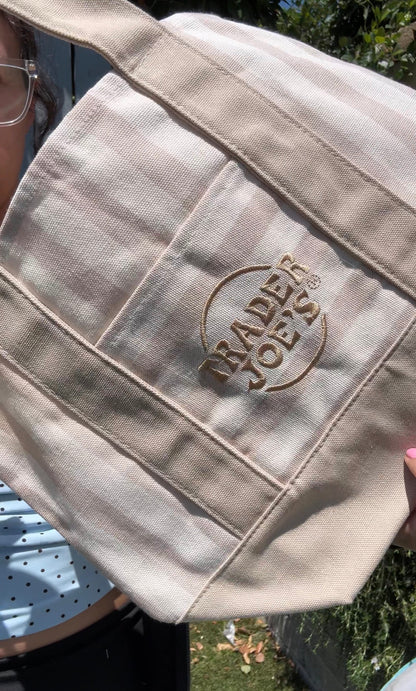 ✨ Custom Trader Joe’s Mini STRIPED Totes ✨