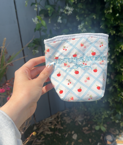 Embroidered Drink Sleeve | Coffee and Jesus (ALMOST GONE)